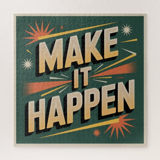 Make It Happen Legpuzzel (Verticaal)
