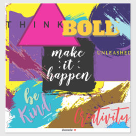 Make it Happen!  Sticker