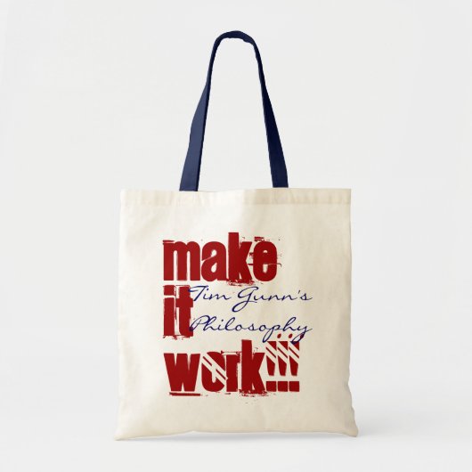 MAKE IT WORK!!! TOTE BAG (Voorkant)