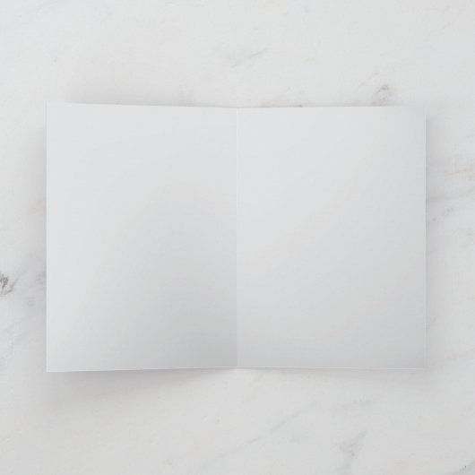 Make It Yours: Custom Folded Christmas Card Kaart (Binnen)