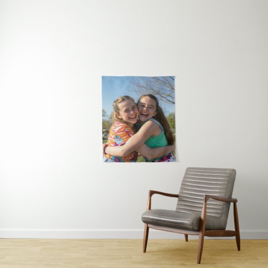 Make It Yours Custom Image Wall Tapestry Wandkleed (In situ)