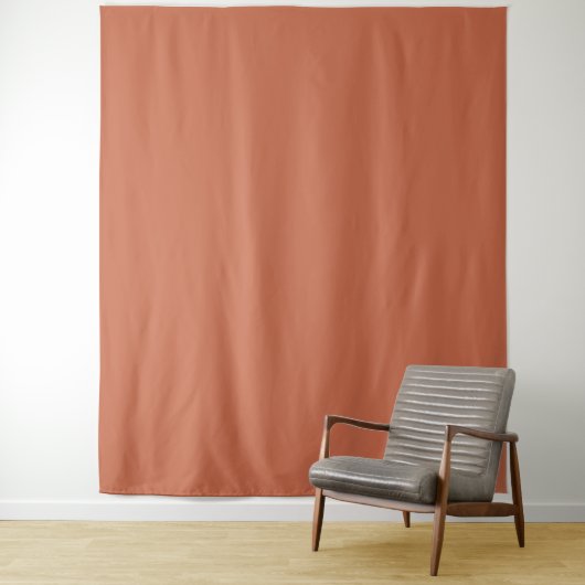 Make It Yours – XL Custom Terracotta Tapestry Wandkleed (In situ)