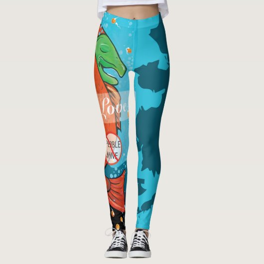 Make Love, No Pebble Mine Leggings (Voorkant)