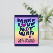 Make Love Not War Custom poster (Staand voorkant)