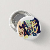 Make Magic Ronde Button 3,2 Cm (Voorkant /achterkant)