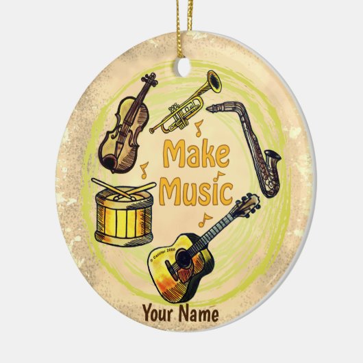 Make Music Keramisch Ornament (Links)