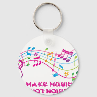 MAKE MUZIEK NIET GELUISE FAÇA MÚSICA NÃO BARULHO SLEUTELHANGER