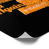 Make New Hampshire Great Again Build A Wall Poster (Hoek)