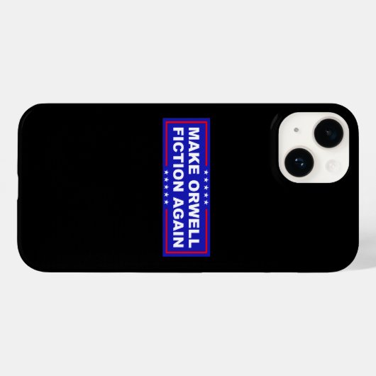 Make Orwell Fiction Again Case-Mate iPhone Case (Achterkant (horizontaal))