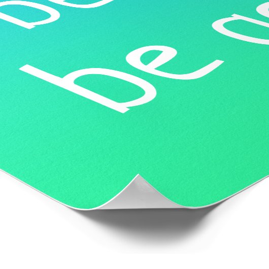 "Make Peace, Be Kind, Be Gentle" Kindness Poster (Coin)