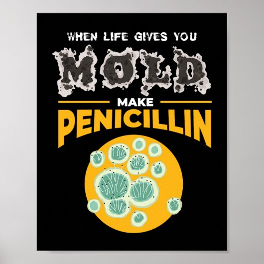 Make Penicillin Microbiology Chemistry Poster (Voorkant)