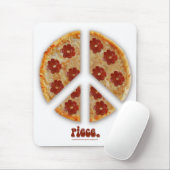 "Make Pizza, not War" Mousepad Muismat (Met muis)