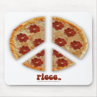 "Make Pizza, not War" Mousepad Muismat