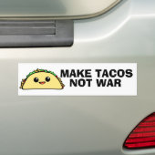 Make Tacos Bumpersticker (Op auto)