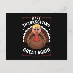 Make Thanksgiving Great Again Trump Kalkoen Feestdagenkaart