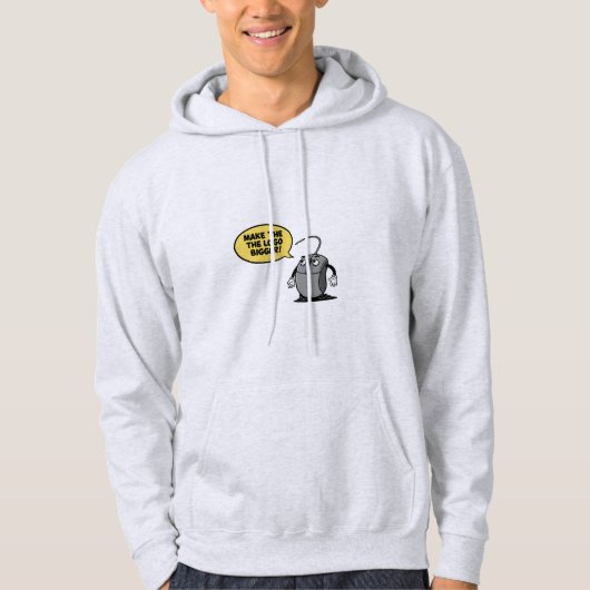 Make the Logo Bigger Mouse Hoodie (Voorkant)