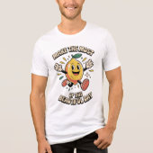 Make the Most – Lemon Power Men's Tri-Blend Shirt (Voorkant)