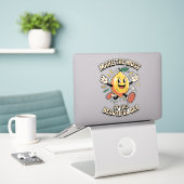  Make the Most – Lemon Vinyl Sticker (Laptop op bureau)