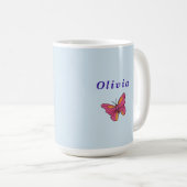 'Make Today Amazing' Gepersonaliseerde naam Bemoed Koffiemok (Voorkant rechts)