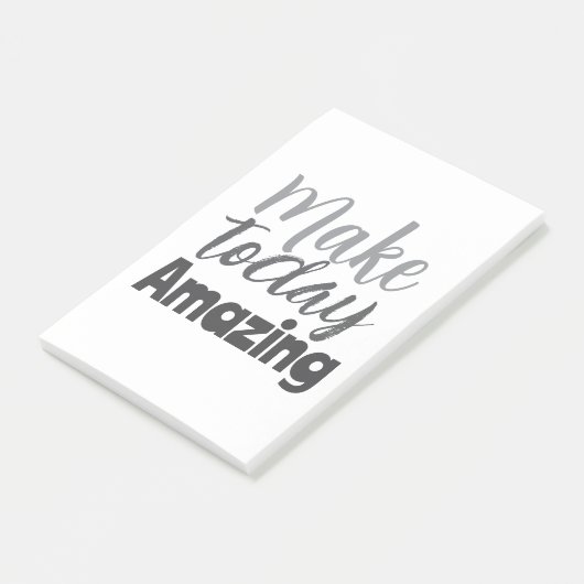 Make Today Amazing Inspirational Quote Post-it® Notes (Schuin)