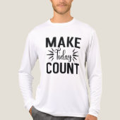 Make Today Count-68543 Tri-Blend Shirt (Voorkant volledig)