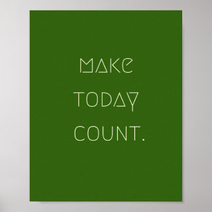 make.today.count. Poster et impression