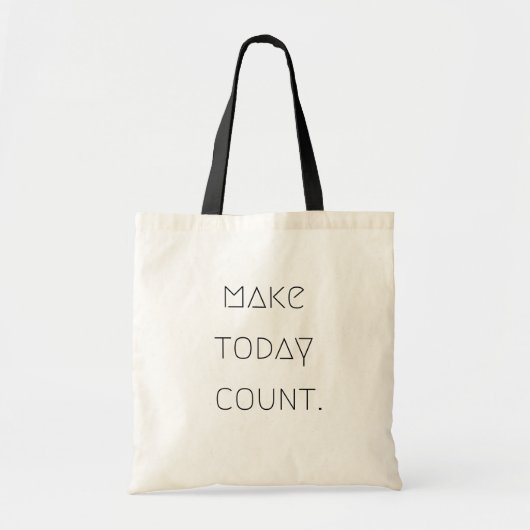 make.today.count. Sacs à provisions (Devant)