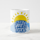 Make Today Great Extra Grote Beker (Voorkant)