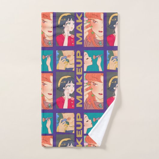 MAKE-UP ANIME VRIENDEN BAD HANDDOEK (Handdoek)