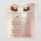 Make-up Artiest Beauty Salon Lashes Flyer GlitteRo (Voorkant)
