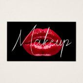 Make-up artiest Bold Modern Trendy Visitekaartjes (Voorkant)