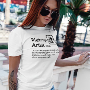 Make-up artiest definitie licht modus - Film Crew T-shirt