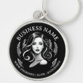 Make-up Artiest Haar Stylist Schoonheidssalon Lash Sleutelhanger (Voorkant)