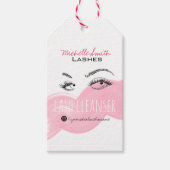 Make-up Artiest Lashes Brow Pink Lash Cleanser Pri Cadeaulabel (Voorkant)