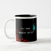Make-up artiest - Mok, beker Tweekleurige Koffiemok (Links)