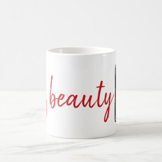 Make-up artiest naam lippenstift en kleuren kit sc koffiemok (Center)