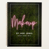 Make-up Artiest Neon Boxwood Cosmetoloog Planner (Voorkant)