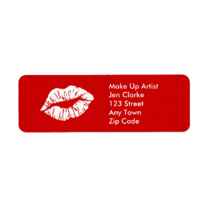 Make Up Artiest Retouradres Labels Lippen