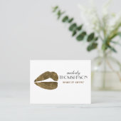 Make up artiest standaard matte visitekaartje (Staand voorkant)