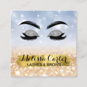 Make-up Artiest Wimper Extensies Wimpers Brows Vierkante Visitekaartje