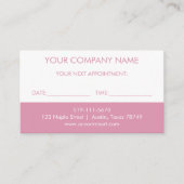 Make-up Artist Kaart (Voorkant)