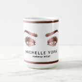 Make-up Artist Lange wimpers Roos Gold Eyes Brows Koffiemok (Center)