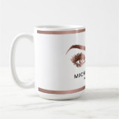 Make-up Artist Lange wimpers Roos Gold Eyes Brows Koffiemok (Links)