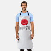 Make-up artist lipstick zakelijk schort (Gedragen)