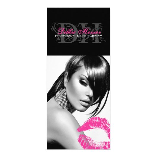 Make-up Artist Menu Rack Kaart (Voorkant)