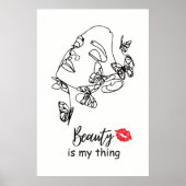 Make-up Artist Wall Art, schoonheidssalon voor sch Poster (Voorkant)