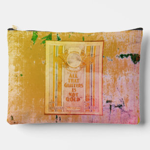 Make-up Bag "Al dat glitter is niet goud" Etui