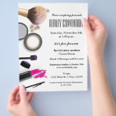 Make-up & Beauty Chic Glam Event Flyer Poster (Hand)