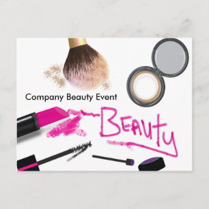 Make-up Beauty Glam Event Workshop Postkaart
