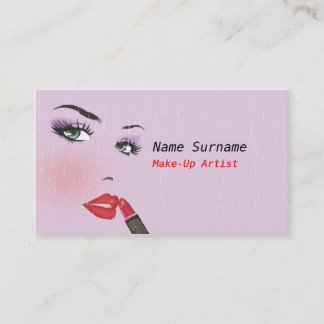 make-up Beauty Salon Visitekaartje